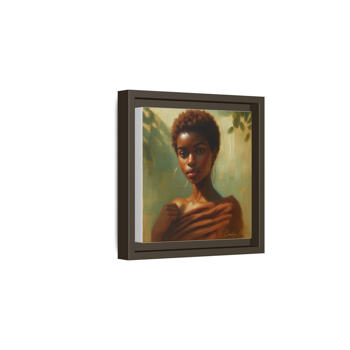 Framed Wall Art, Ethereal Portrait of a Woman, Home Decor, Gift for Her, Modern Artwork, Minimalist