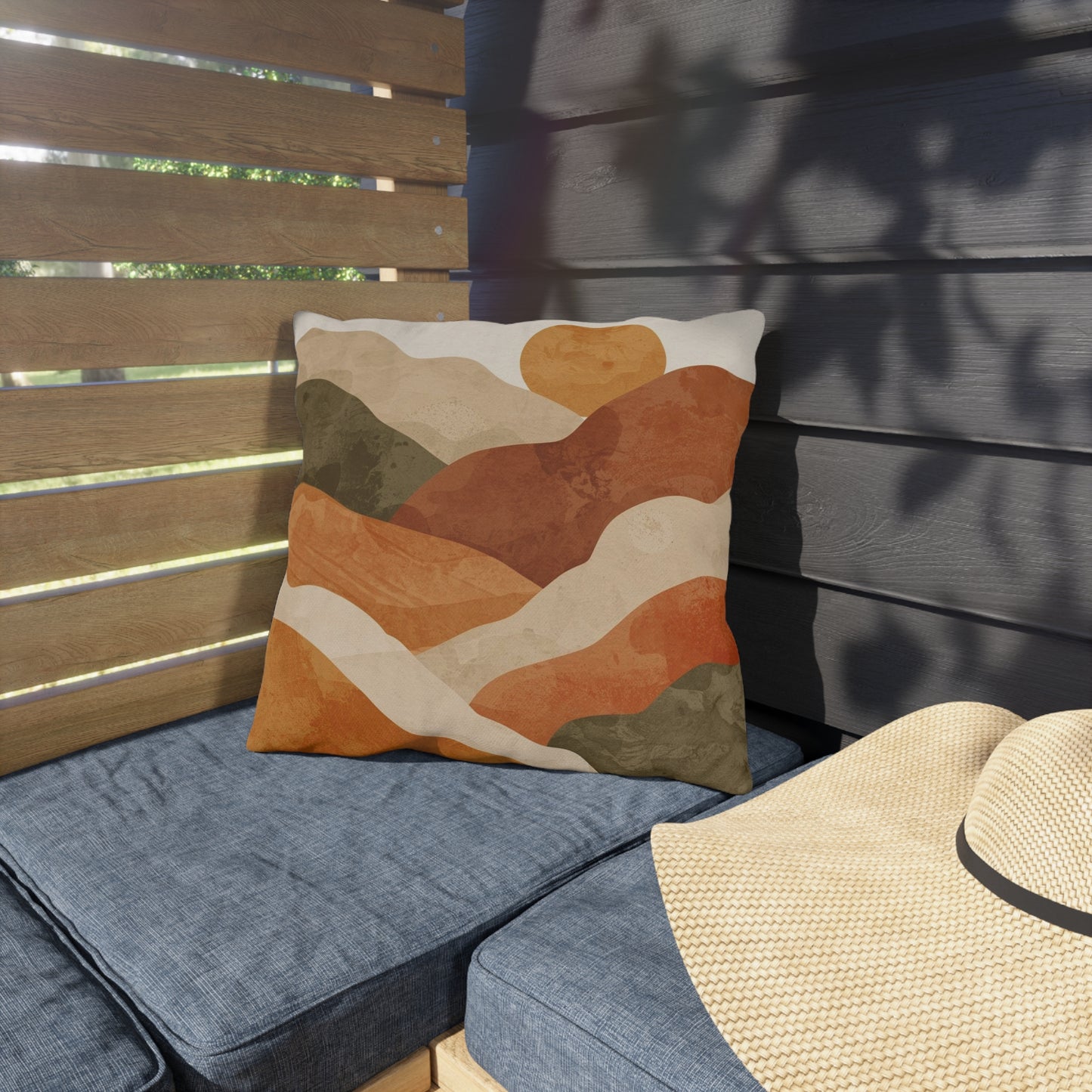 Warm Earthy Outdoor Pillows, Cozy Patio Decor, Bohemian Home Accents, Nature-Inspired Cushion Covers, Perfect for Outdoors, Gifts for [...]