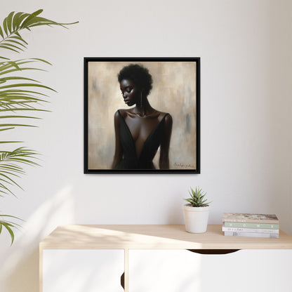 Elegant Framed Art Print, Minimalist Wall Decor, Home Aesthetic, Gift for Her, Affirmation Decor, Modern Artwork