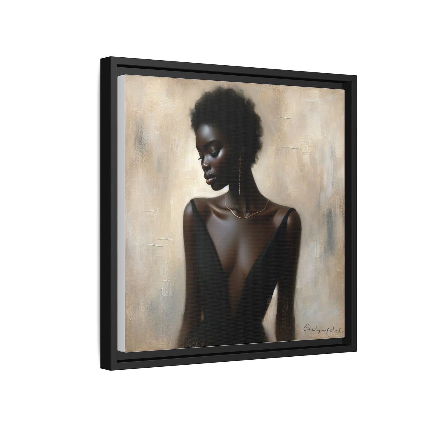 Elegant Framed Art Print, Minimalist Wall Decor, Home Aesthetic, Gift for Her, Affirmation Decor, Modern Artwork