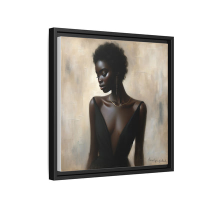 Elegant Framed Art Print, Minimalist Wall Decor, Home Aesthetic, Gift for Her, Affirmation Decor, Modern Artwork