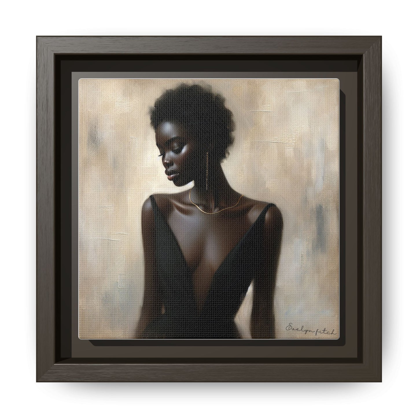 Elegant Framed Art Print, Minimalist Wall Decor, Home Aesthetic, Gift for Her, Affirmation Decor, Modern Artwork