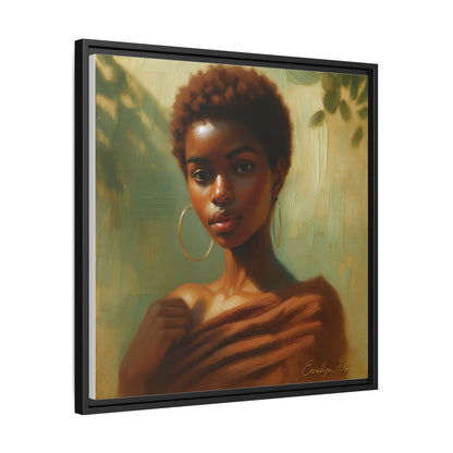 Framed Wall Art, Ethereal Portrait of a Woman, Home Decor, Gift for Her, Modern Artwork, Minimalist