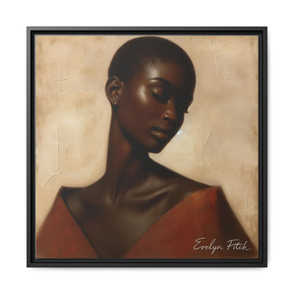 Elegant Framed Art Print, Home Decor, African American Art, Wall Art, Gift for Her, Modern Decor