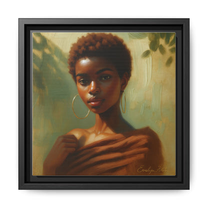 Framed Wall Art, Ethereal Portrait of a Woman, Home Decor, Gift for Her, Modern Artwork, Minimalist