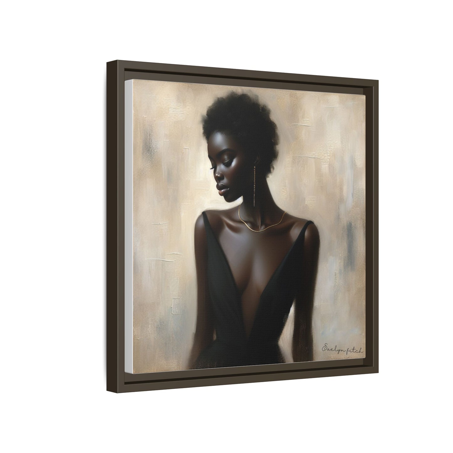 Elegant Framed Art Print, Minimalist Wall Decor, Home Aesthetic, Gift for Her, Affirmation Decor, Modern Artwork