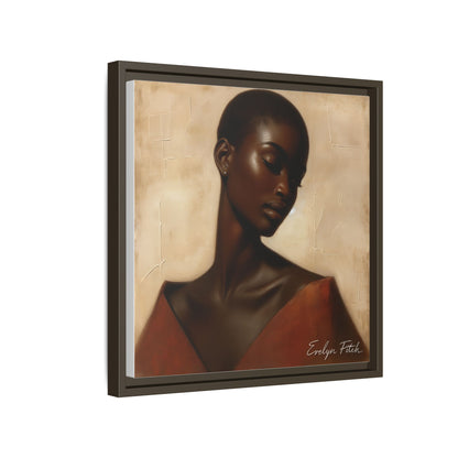 Elegant Framed Art Print, Home Decor, African American Art, Wall Art, Gift for Her, Modern Decor