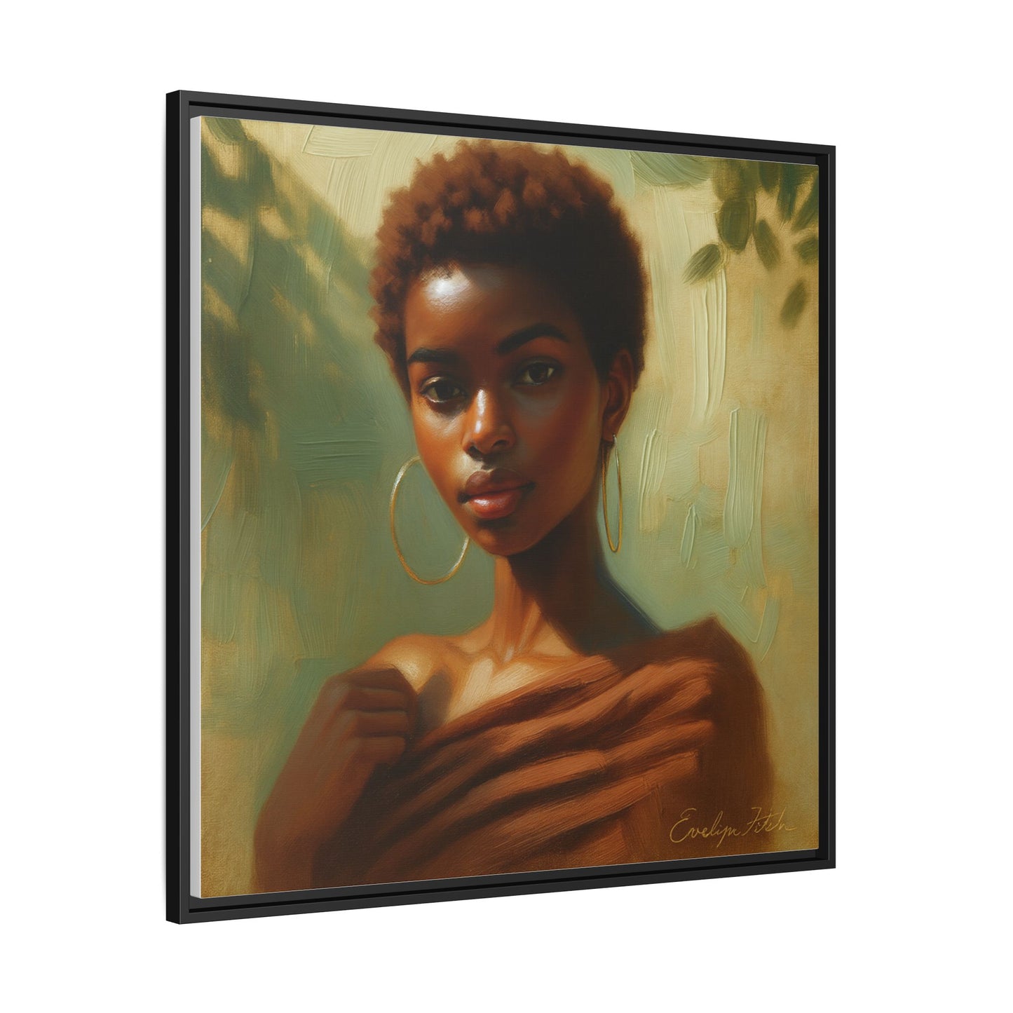 Framed Wall Art, Ethereal Portrait of a Woman, Home Decor, Gift for Her, Modern Artwork, Minimalist