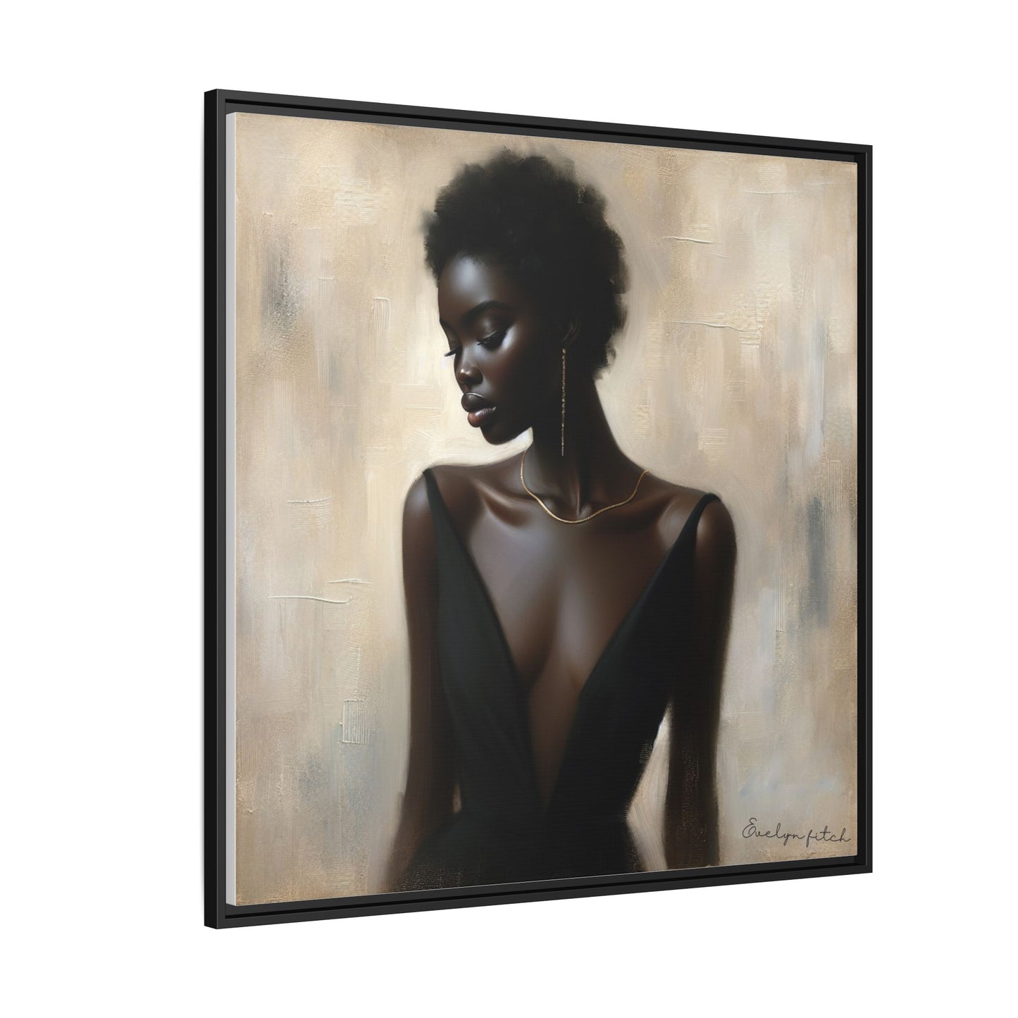 Elegant Framed Art Print, Minimalist Wall Decor, Home Aesthetic, Gift for Her, Affirmation Decor, Modern Artwork