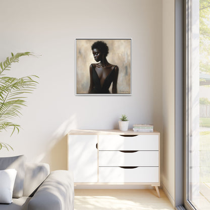 Elegant Framed Art Print, Minimalist Wall Decor, Home Aesthetic, Gift for Her, Affirmation Decor, Modern Artwork