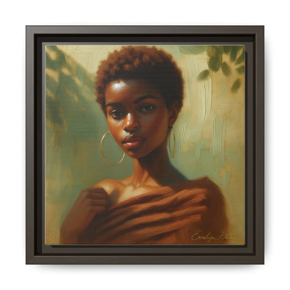 Framed Wall Art, Ethereal Portrait of a Woman, Home Decor, Gift for Her, Modern Artwork, Minimalist