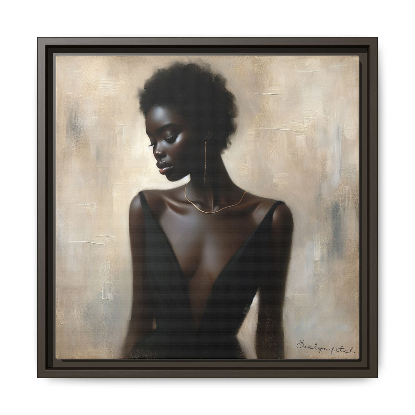 Elegant Framed Art Print, Minimalist Wall Decor, Home Aesthetic, Gift for Her, Affirmation Decor, Modern Artwork