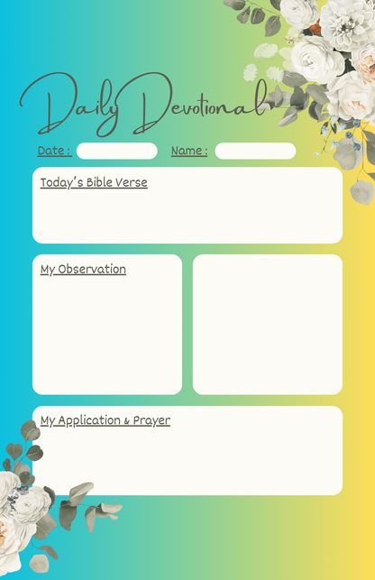 Living in God’s Abundance — 30-Day Scripture Devotional (Digital PDF)