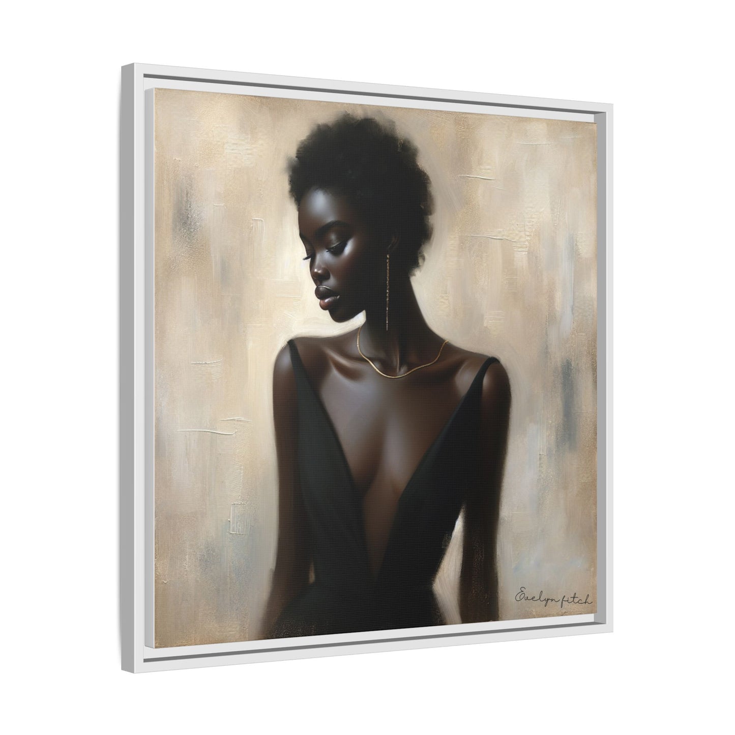 Elegant Framed Art Print, Minimalist Wall Decor, Home Aesthetic, Gift for Her, Affirmation Decor, Modern Artwork