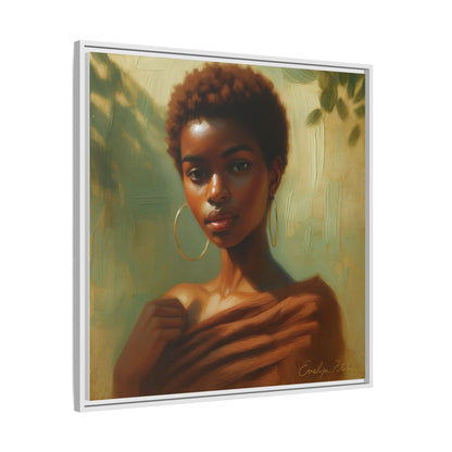 Framed Wall Art, Ethereal Portrait of a Woman, Home Decor, Gift for Her, Modern Artwork, Minimalist