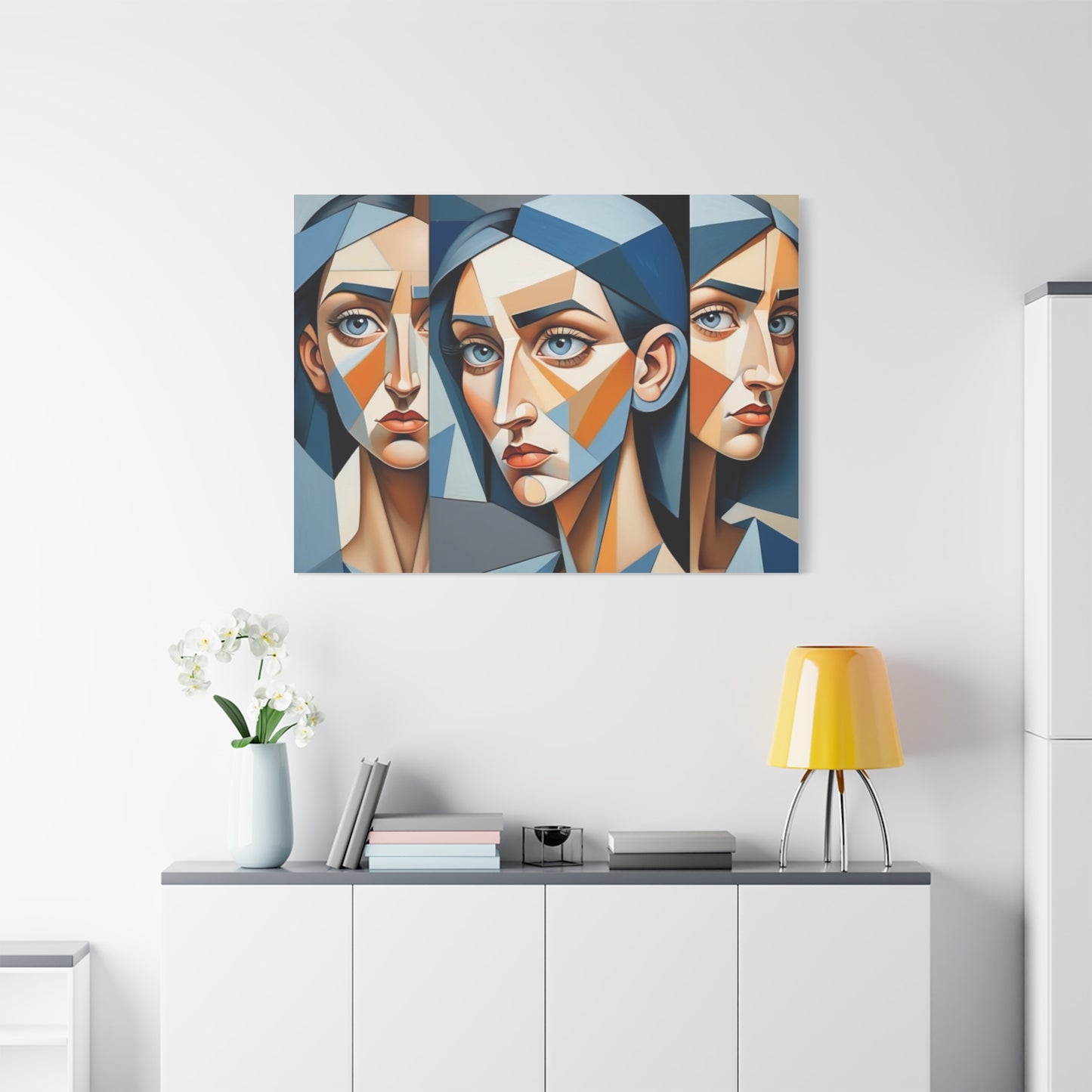 Stylish Abstract Art Canvas Print, Unique Home Decor, Modern Wall Art, Contemporary Gallery Decor, Gift for Art Lovers