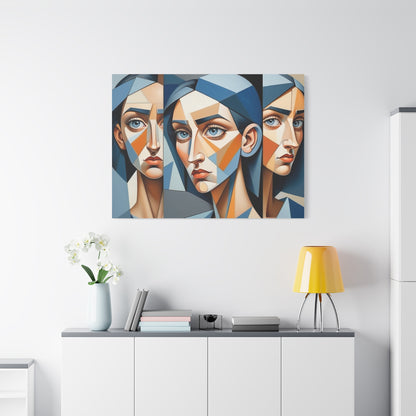 Stylish Abstract Art Canvas Print, Unique Home Decor, Modern Wall Art, Contemporary Gallery Decor, Gift for Art Lovers