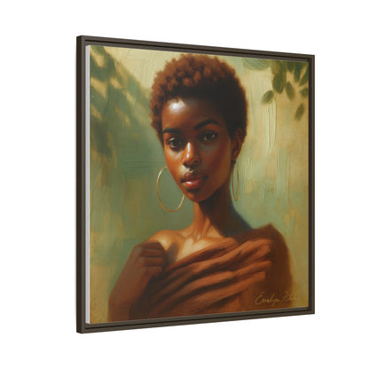 Framed Wall Art, Ethereal Portrait of a Woman, Home Decor, Gift for Her, Modern Artwork, Minimalist