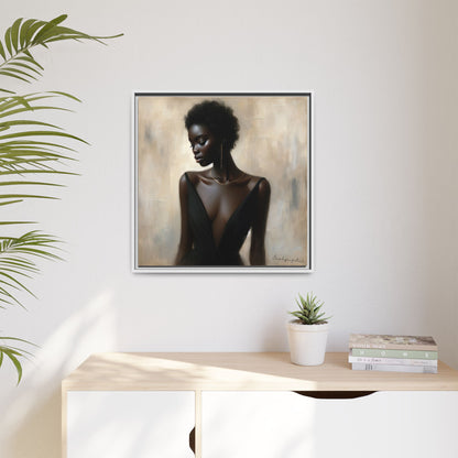 Elegant Framed Art Print, Minimalist Wall Decor, Home Aesthetic, Gift for Her, Affirmation Decor, Modern Artwork