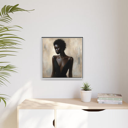 Elegant Framed Art Print, Minimalist Wall Decor, Home Aesthetic, Gift for Her, Affirmation Decor, Modern Artwork