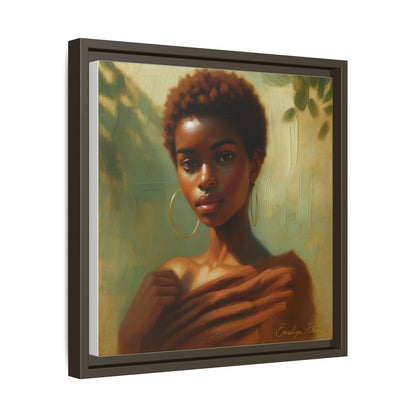 Framed Wall Art, Ethereal Portrait of a Woman, Home Decor, Gift for Her, Modern Artwork, Minimalist