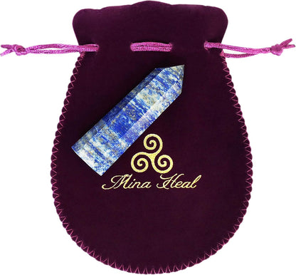 Healing Crystal Wands Point Faceted Prism Bars for Reiki Chakra Meditation Therapy Deco