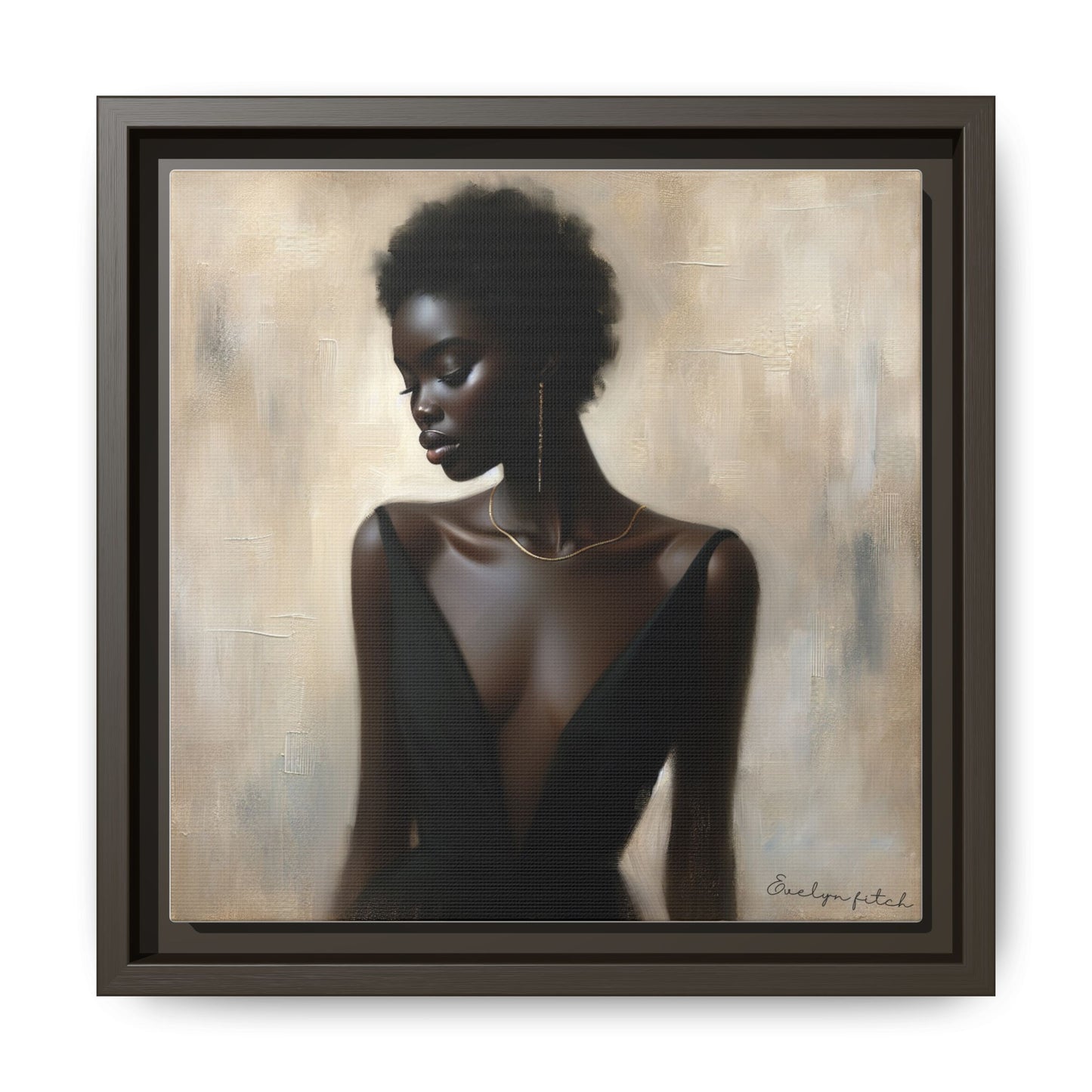 Elegant Framed Art Print, Minimalist Wall Decor, Home Aesthetic, Gift for Her, Affirmation Decor, Modern Artwork