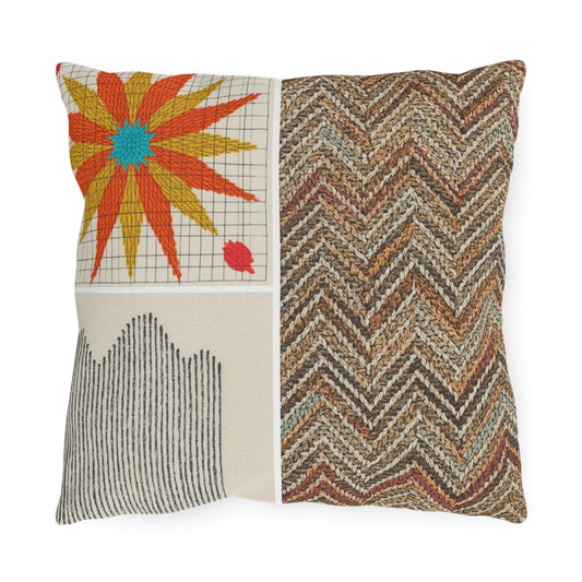 Bohemian Outdoor Pillows | Cozy Garden Decor, Patio Accessories, Summer Vibes, Throw Cushions, Boho Style Home