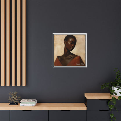 Elegant Framed Art Print, Home Decor, African American Art, Wall Art, Gift for Her, Modern Decor