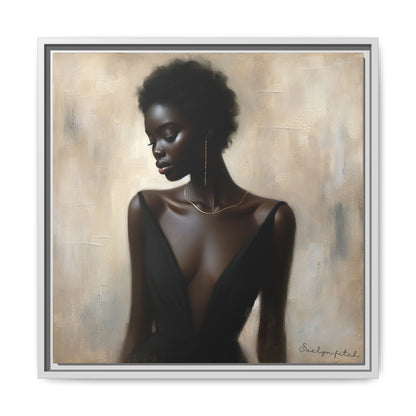 Elegant Framed Art Print, Minimalist Wall Decor, Home Aesthetic, Gift for Her, Affirmation Decor, Modern Artwork