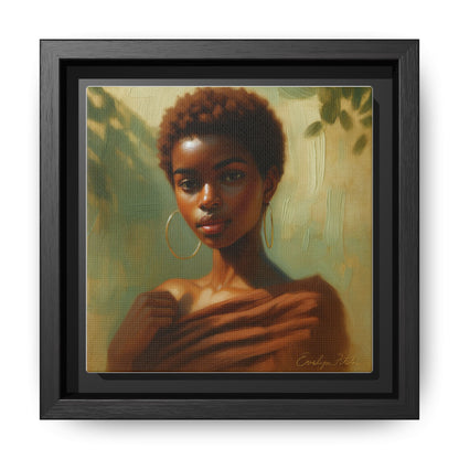 Framed Wall Art, Ethereal Portrait of a Woman, Home Decor, Gift for Her, Modern Artwork, Minimalist