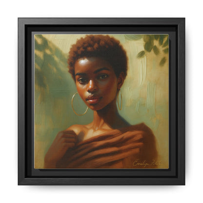 Framed Wall Art, Ethereal Portrait of a Woman, Home Decor, Gift for Her, Modern Artwork, Minimalist