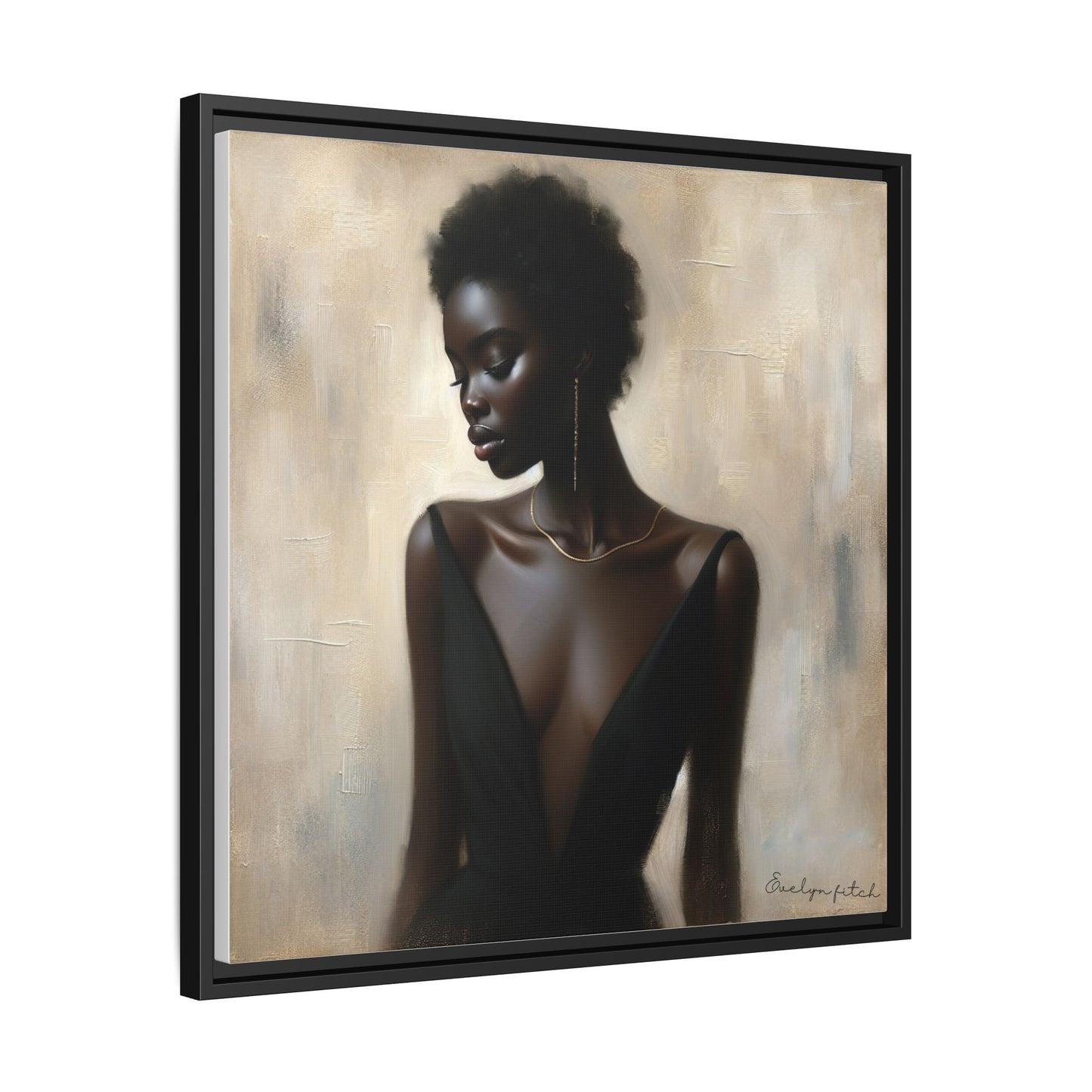 Elegant Framed Art Print, Minimalist Wall Decor, Home Aesthetic, Gift for Her, Affirmation Decor, Modern Artwork