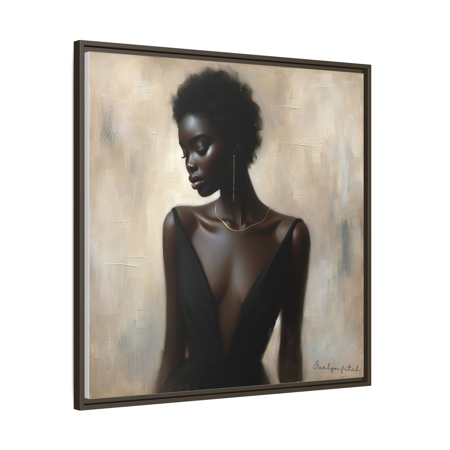 Elegant Framed Art Print, Minimalist Wall Decor, Home Aesthetic, Gift for Her, Affirmation Decor, Modern Artwork