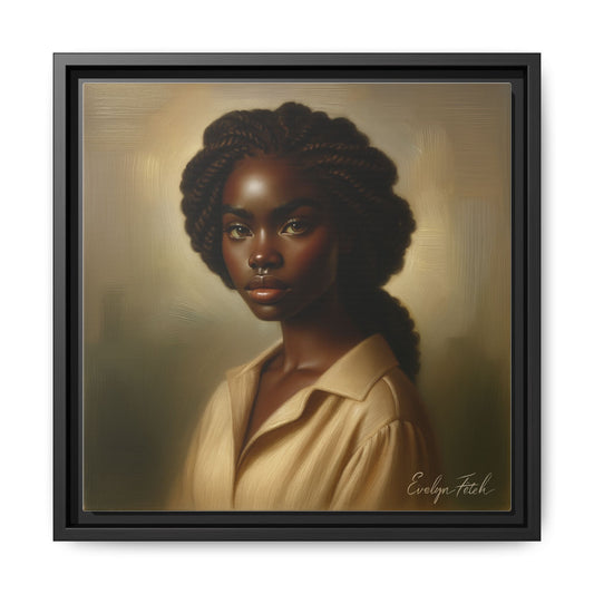 Framed Art Print, Inspirational Home Decor, Unique Wall Art, Colorful Portrait, Gift for Art Lovers, Modern Gallery Decor, Ethnic Aesthetic