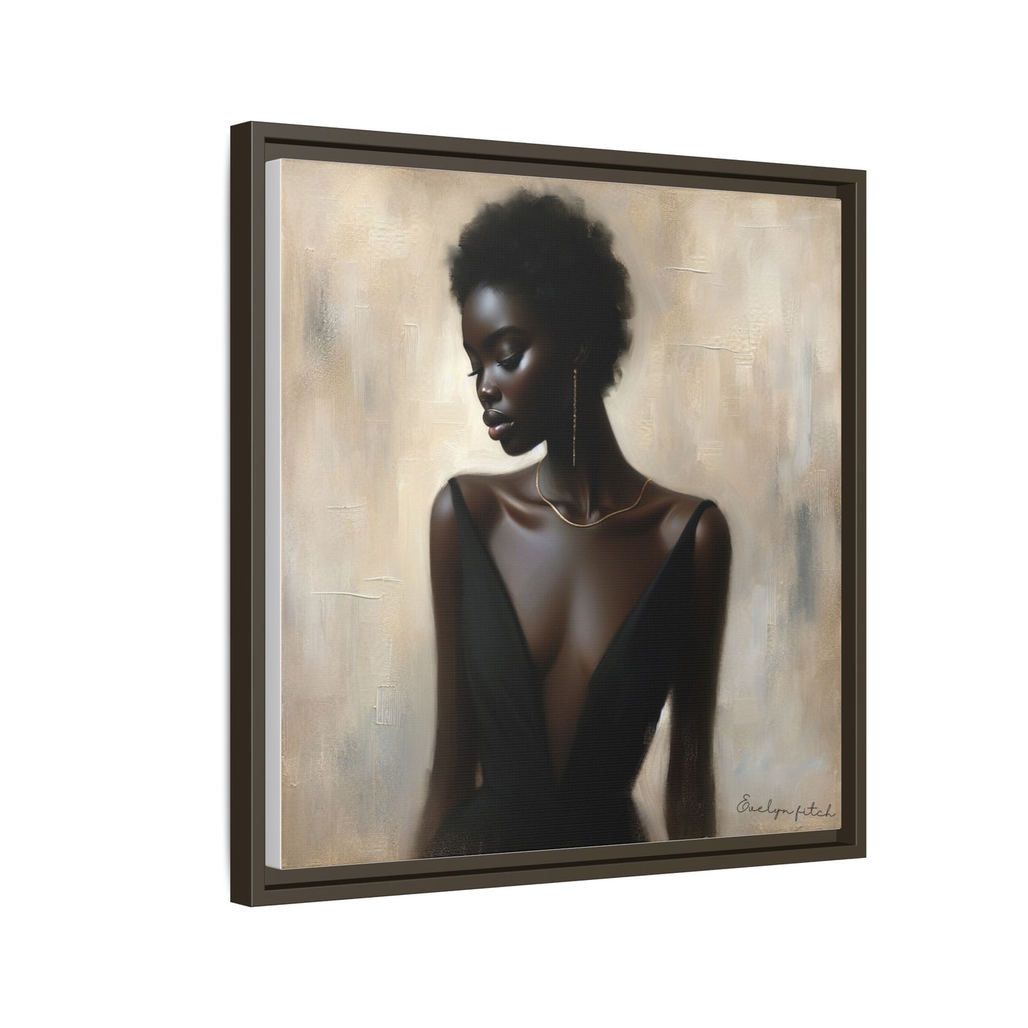 Elegant Framed Art Print, Minimalist Wall Decor, Home Aesthetic, Gift for Her, Affirmation Decor, Modern Artwork